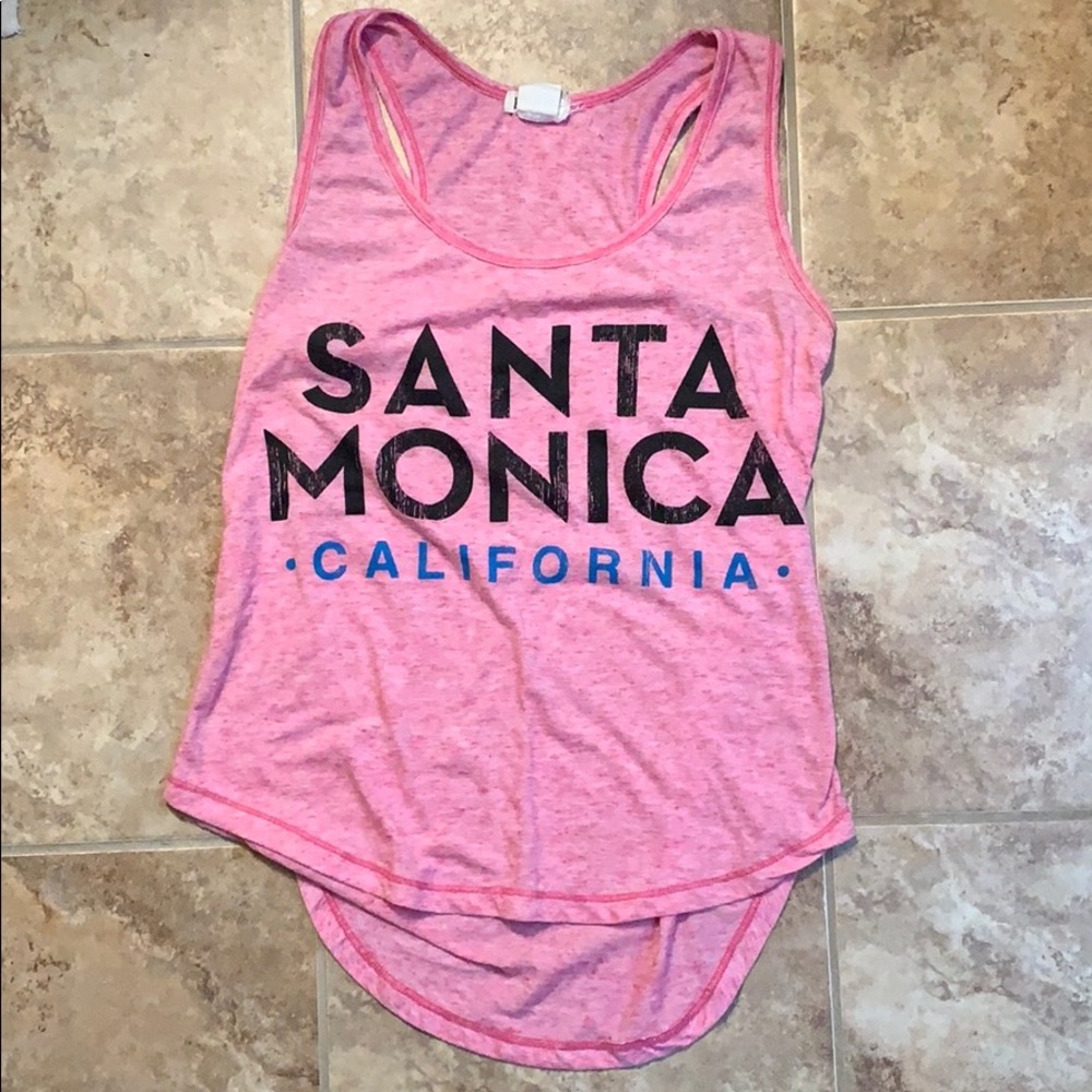 Pink tank top